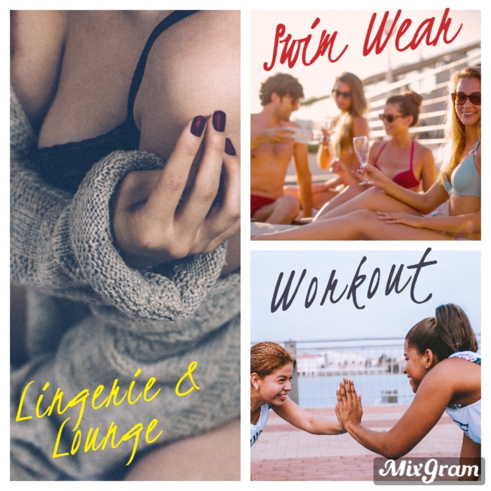 Lingerie, Lounge, Swim, and Workout Wear!!!
